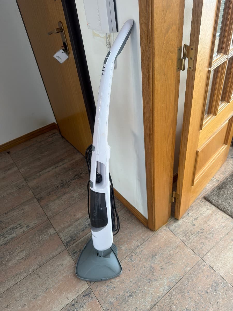 Mopa a Vapor / Steam Mop Branca e Cinza